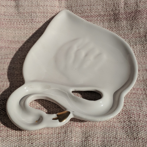 Catchall Flamingo Dish White Gold - Picture 6 of 7